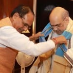 मख्यमंत्री शिवराज सिंह चौहान ने अमित शाह से की मुलाकात