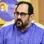 केंद्रीय मंत्री राजीव चंद्रशेखर।