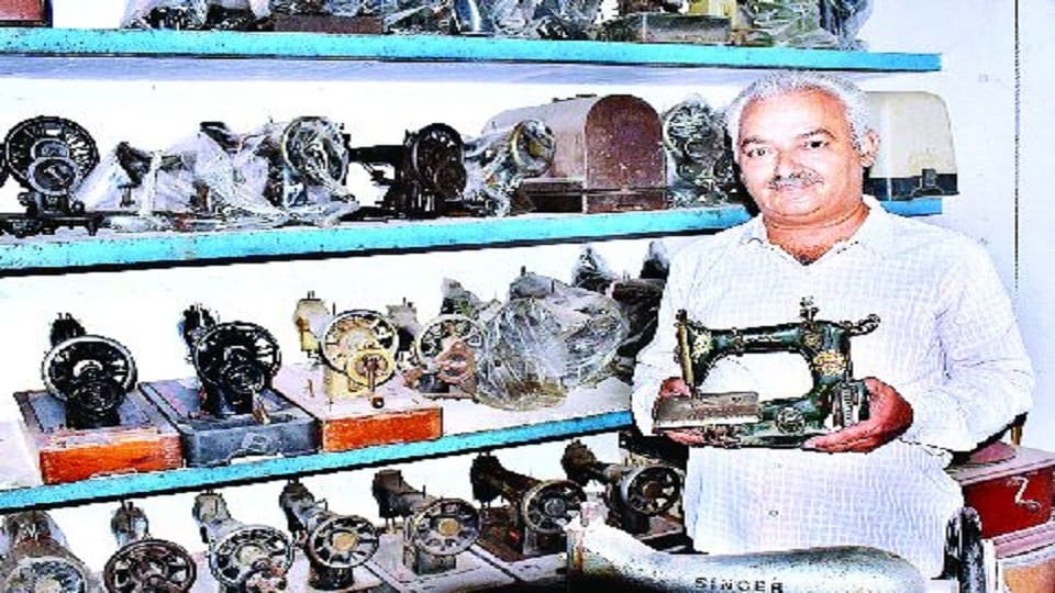 National Sewing Machine Day 2022 Collection of sewing machines America England Japan and Germany in agra