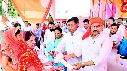 Union minister Ajay mishra teni in Bahraich.
