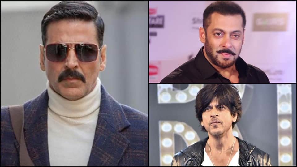 Akshay Kumar has topped the list of Most Popular male stars beating Salman Khan Shahrukh Khan and Aamir Khan