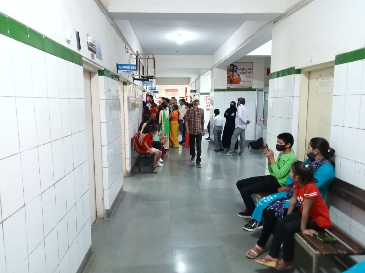 OPD Rise in Distt Hospital