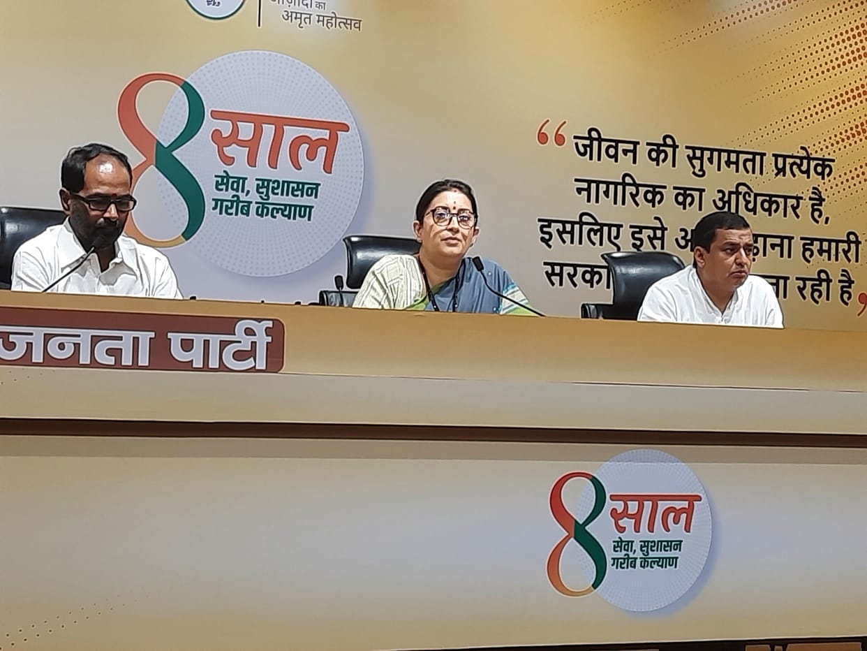 National Herald Case: Smriti Irani asked- What is the connection of Gandhi family with Dotex Merchandise Private Limited Company