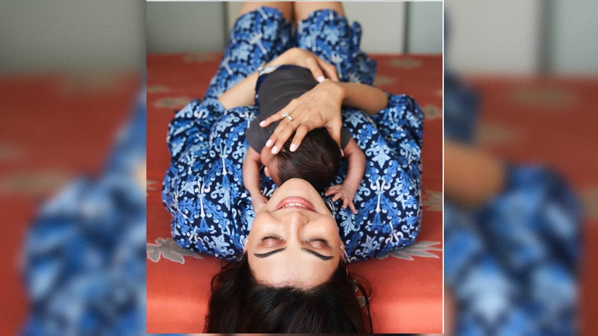 south actress kajal aggarwal shared her son neil kitchlu picture shows his face of first time  see cute photos