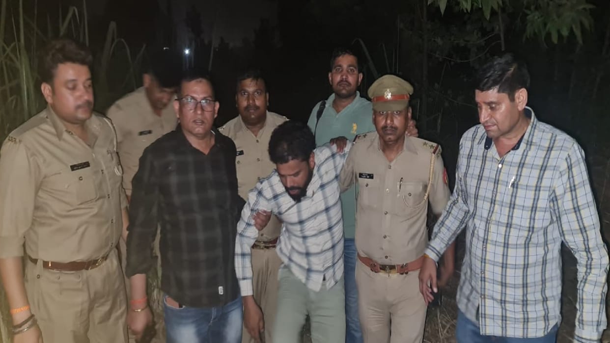 UP Crime News: Three miscreants arrested in police encounter in Saharanpur