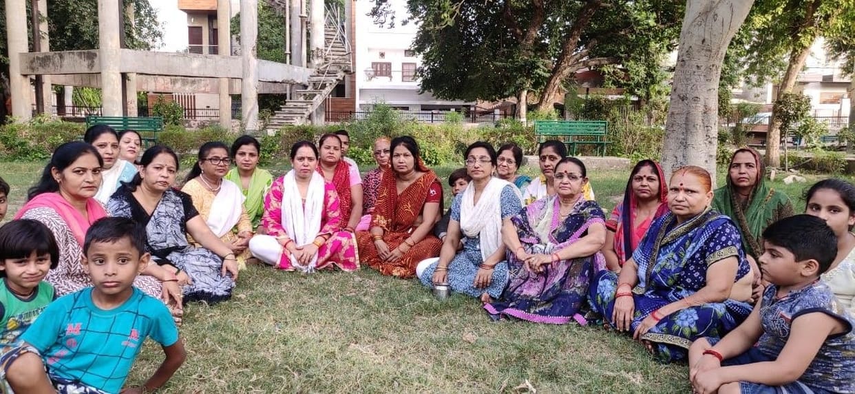 Water is not coming for three days, women sit on hunger strike