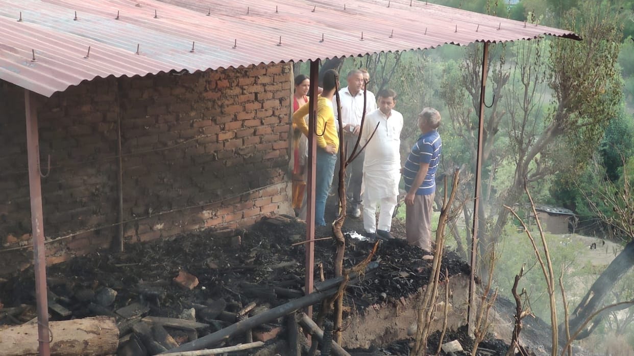 fire in shed