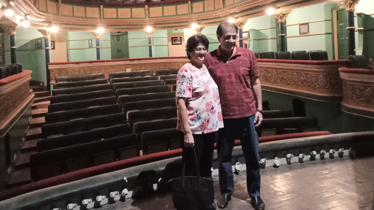 actor Arun Govil visited historic Gaiety Theatre in Shimla