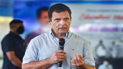 राहुल गांधी।