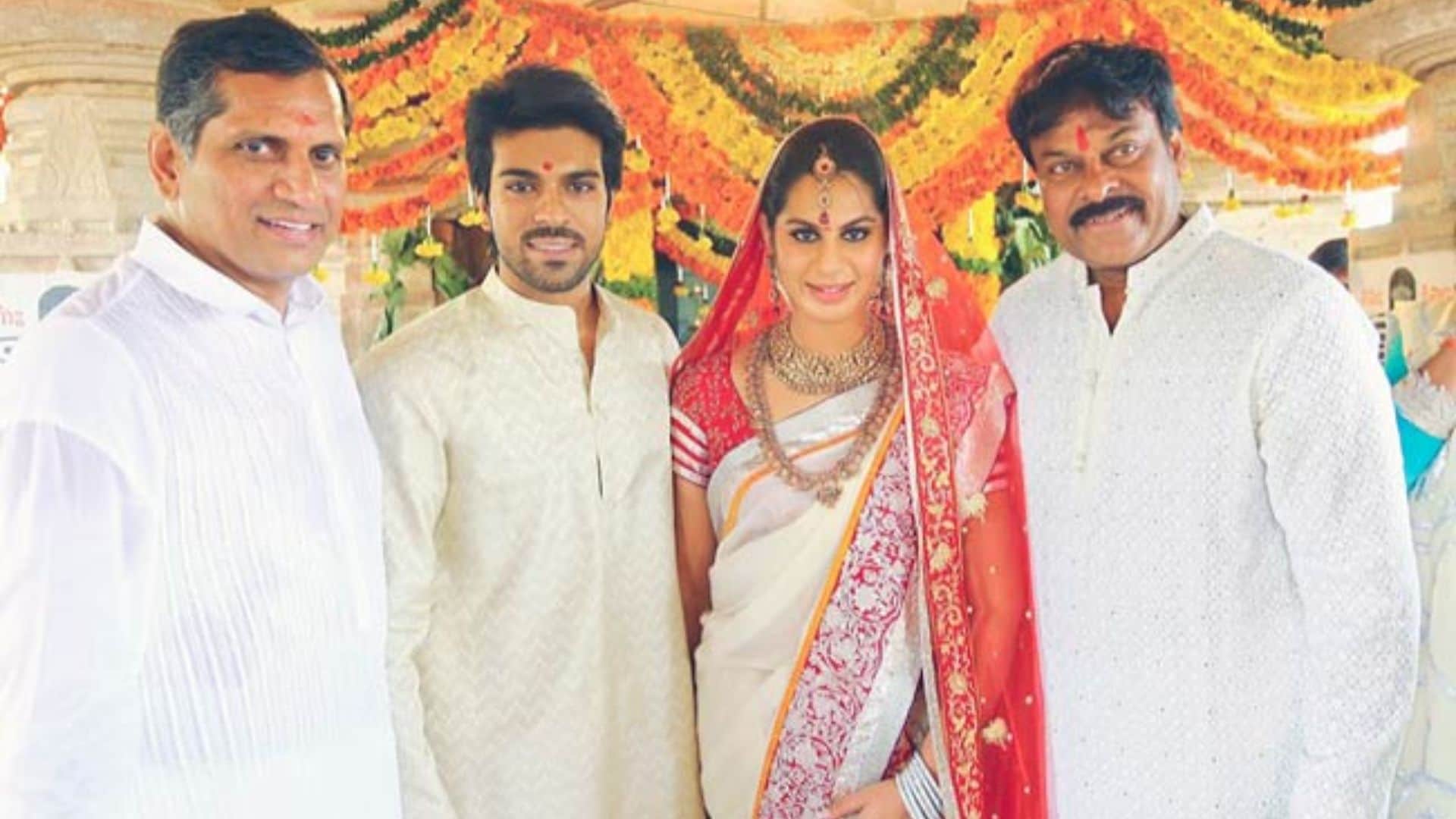 Ram Charan and Upasana wedding album couple completes 10 years of marriage see marriage pics here
