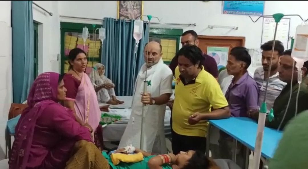 Seeing two patients on one bed, MLA anguished four coolers and AC installed at personal expense
