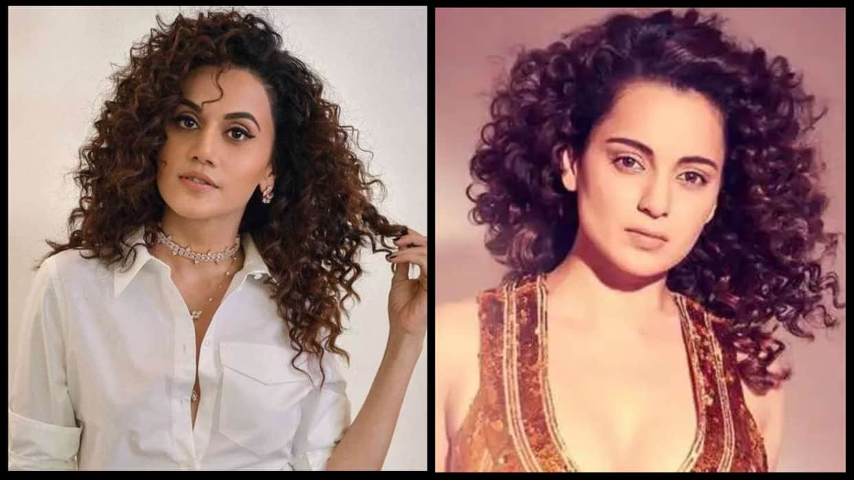 Taapsee Pannu Vs Kangana Ranaut Dhaakad OM The Battle Within Shabaash Mithu tiku weds sheru dhak dhak