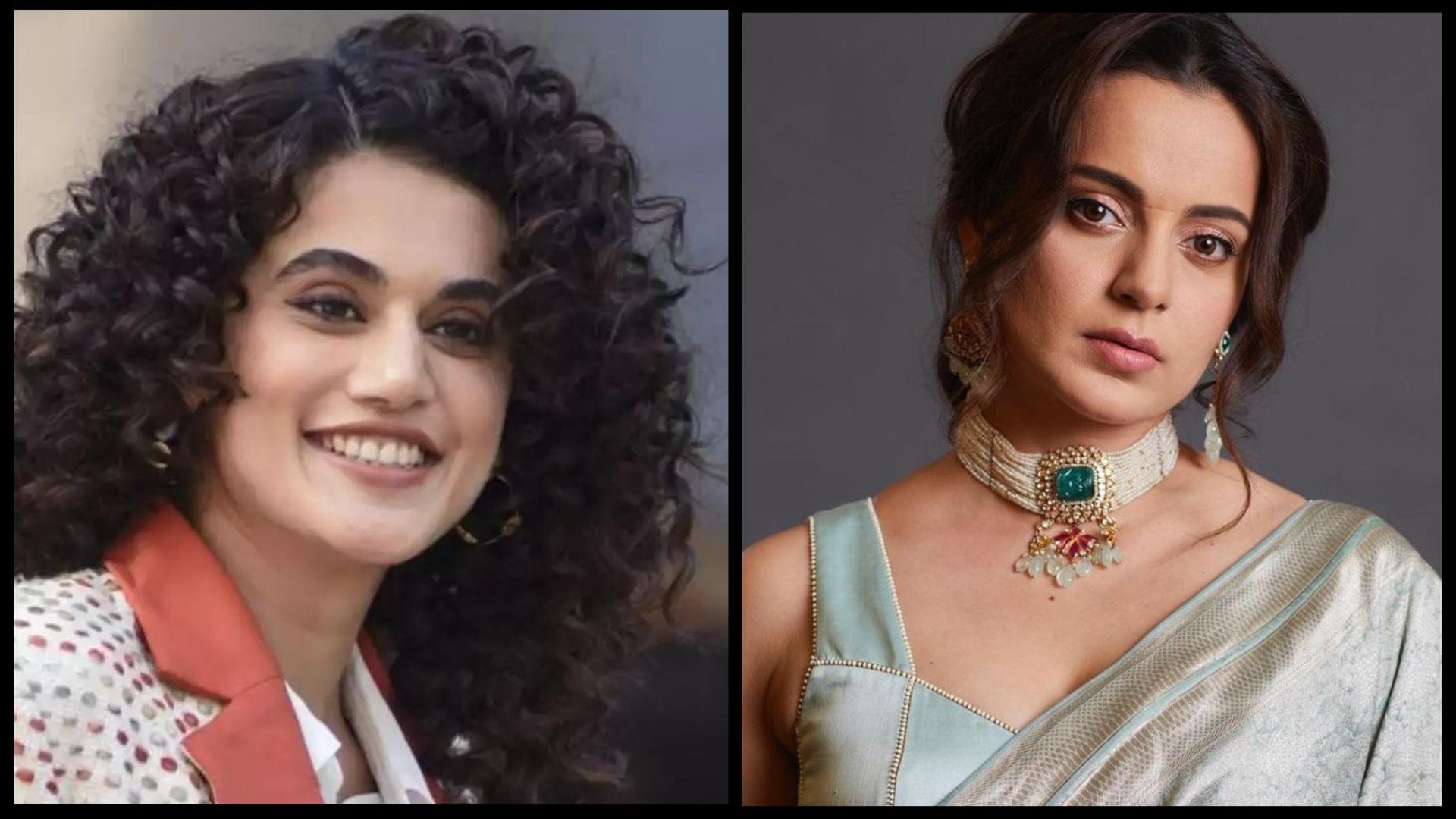 Taapsee Pannu Vs Kangana Ranaut Dhaakad OM The Battle Within Shabaash Mithu tiku weds sheru dhak dhak