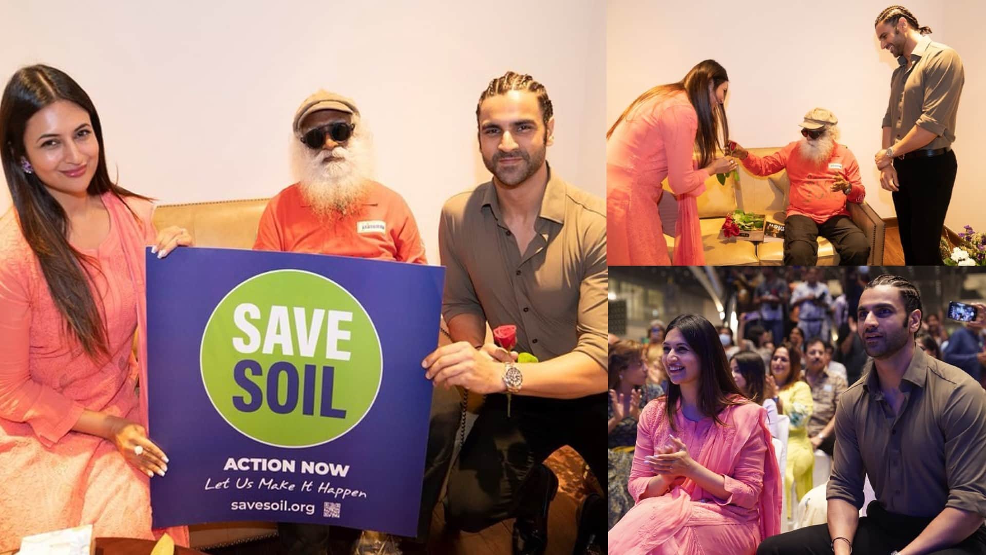 Divyanka Tripathi and Vivek Dahiya join Save Soil with Sadhguru and Jennifer Winget bold look today celebrity update in 10 pictures