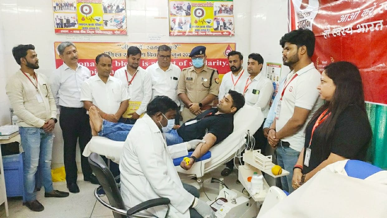 40 donated blood in Banda