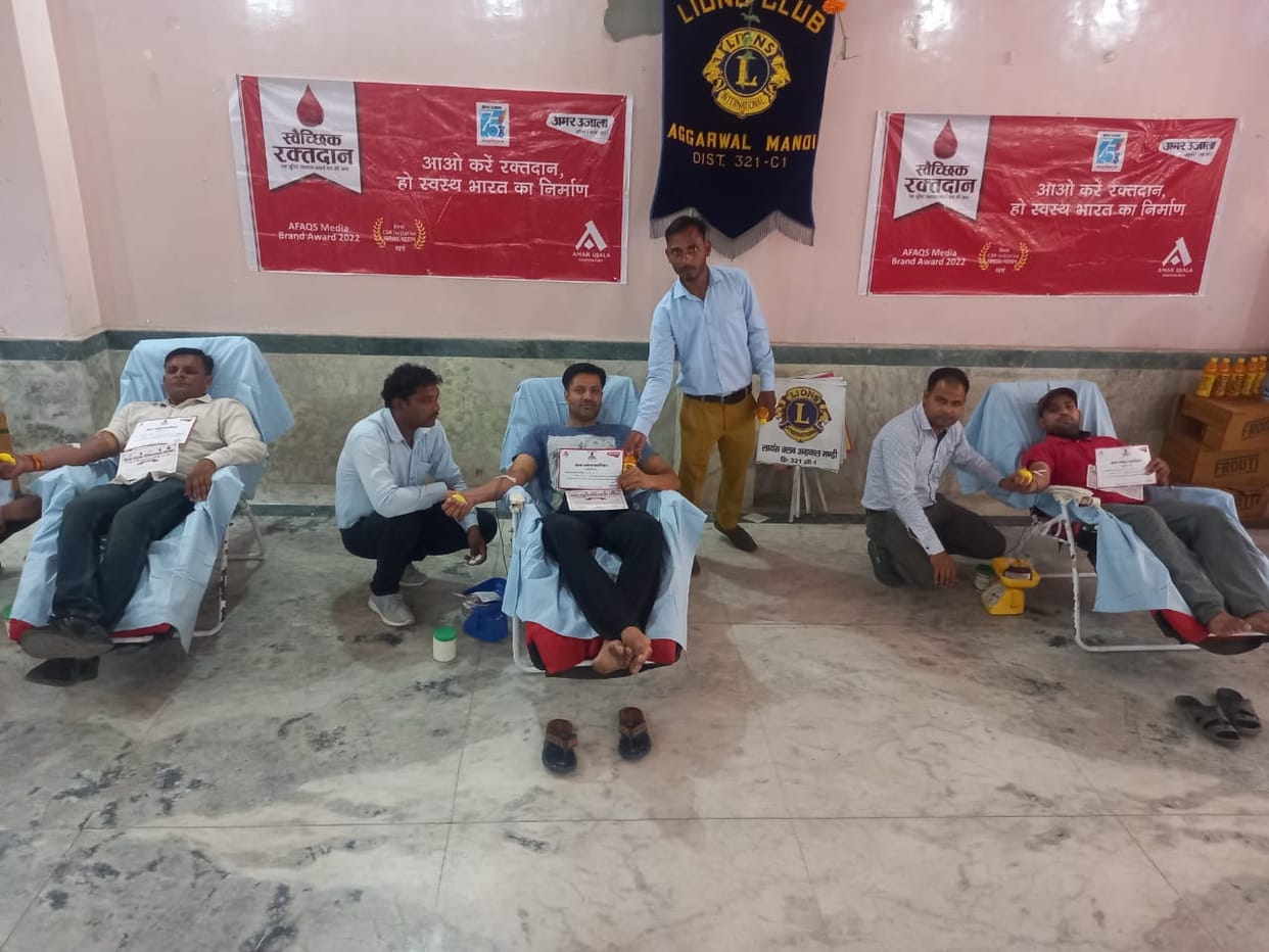 Mahadanis showed enthusiasm, blood bank became full