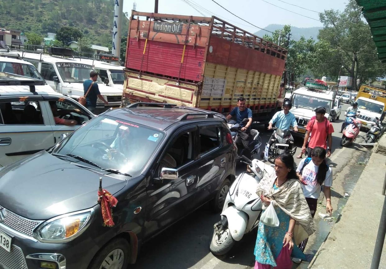 Heavy Jam In Bageshwar On Monday