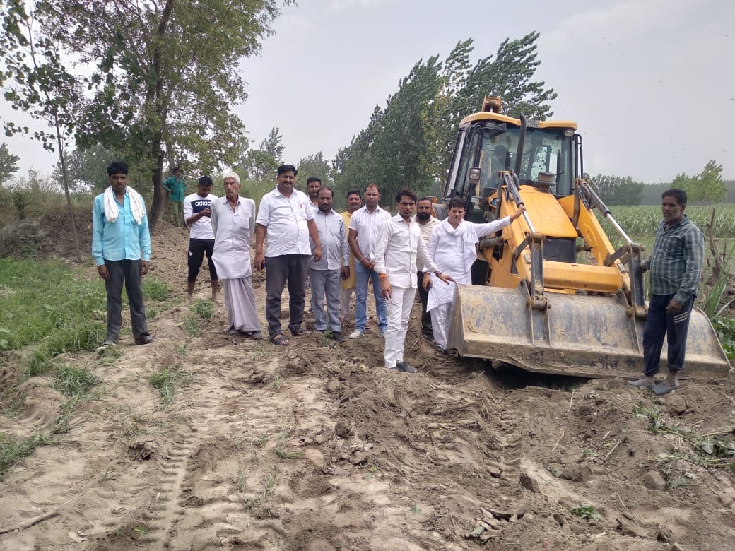 Villagers took the initiative to revive the old river
