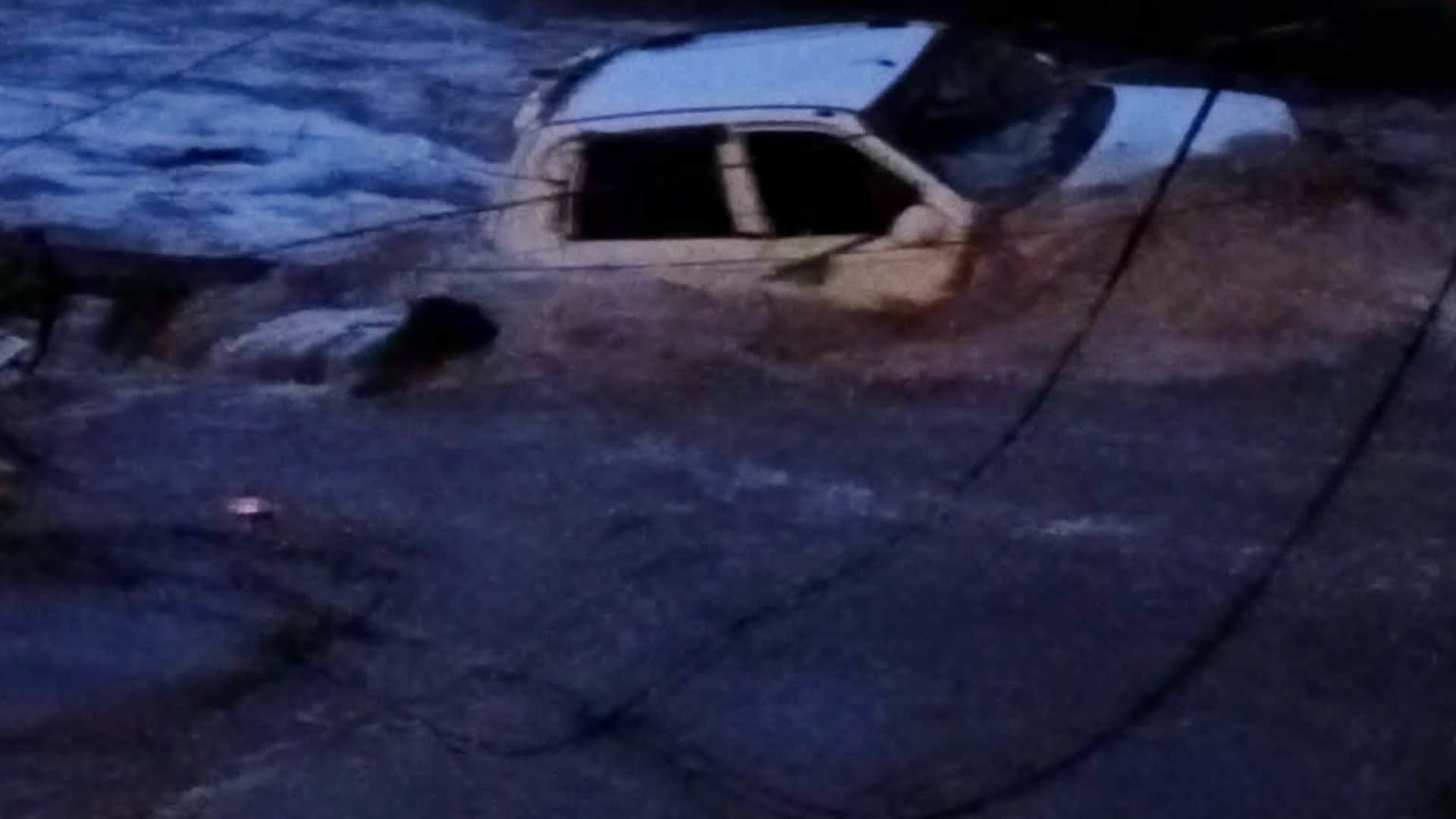 Pre Monsoon heavy rain in Barmer flooded the streets vehicle flow in rain water Villages lost contact