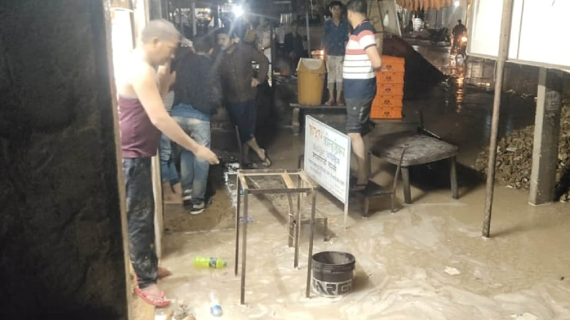 Pre Monsoon heavy rain in Barmer flooded the streets vehicle flow in rain water Villages lost contact