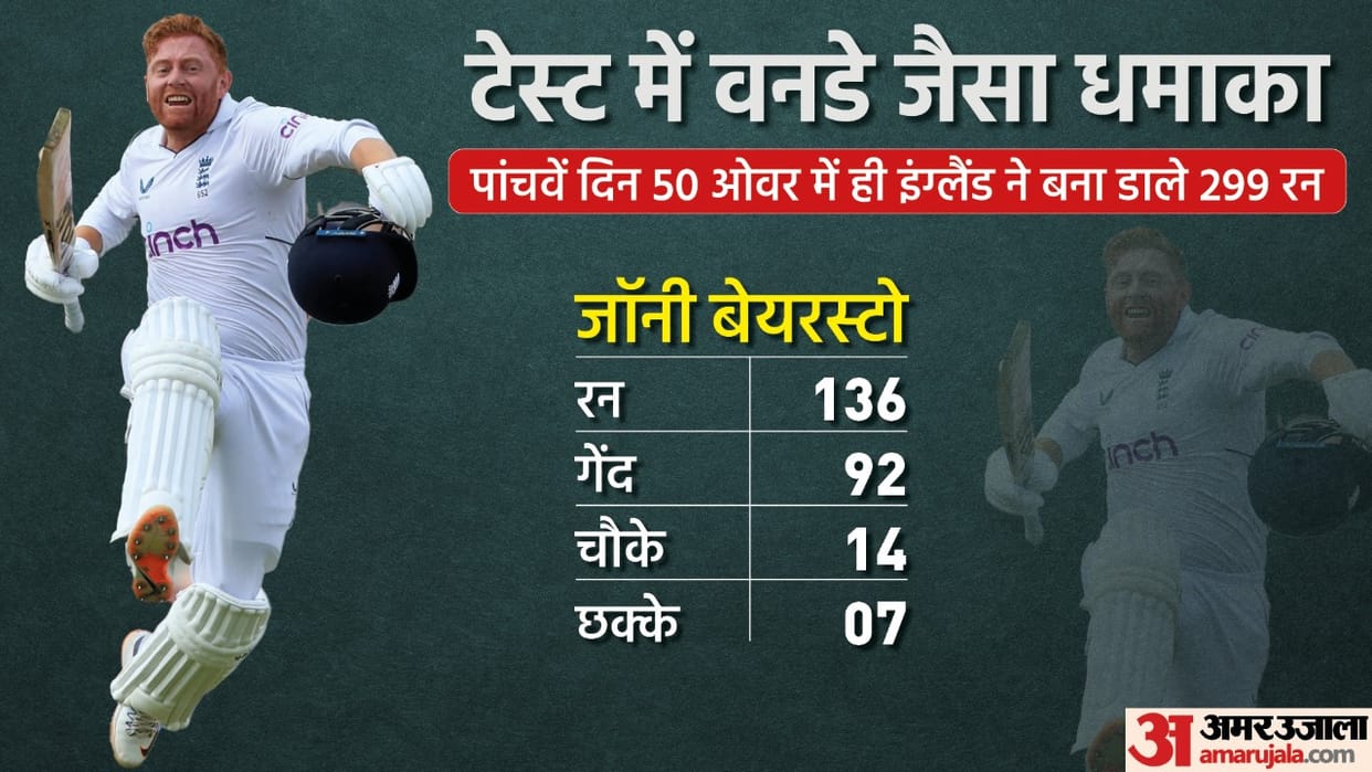 ENG vs NZ 2nd Test England thumping win against New Zealand Jonny Bairstow and ben Stokes super batting