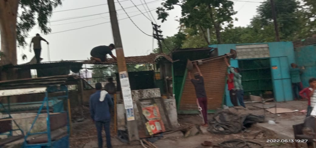 NAPA removed encroachment from the banks of Kankrali Sarovar