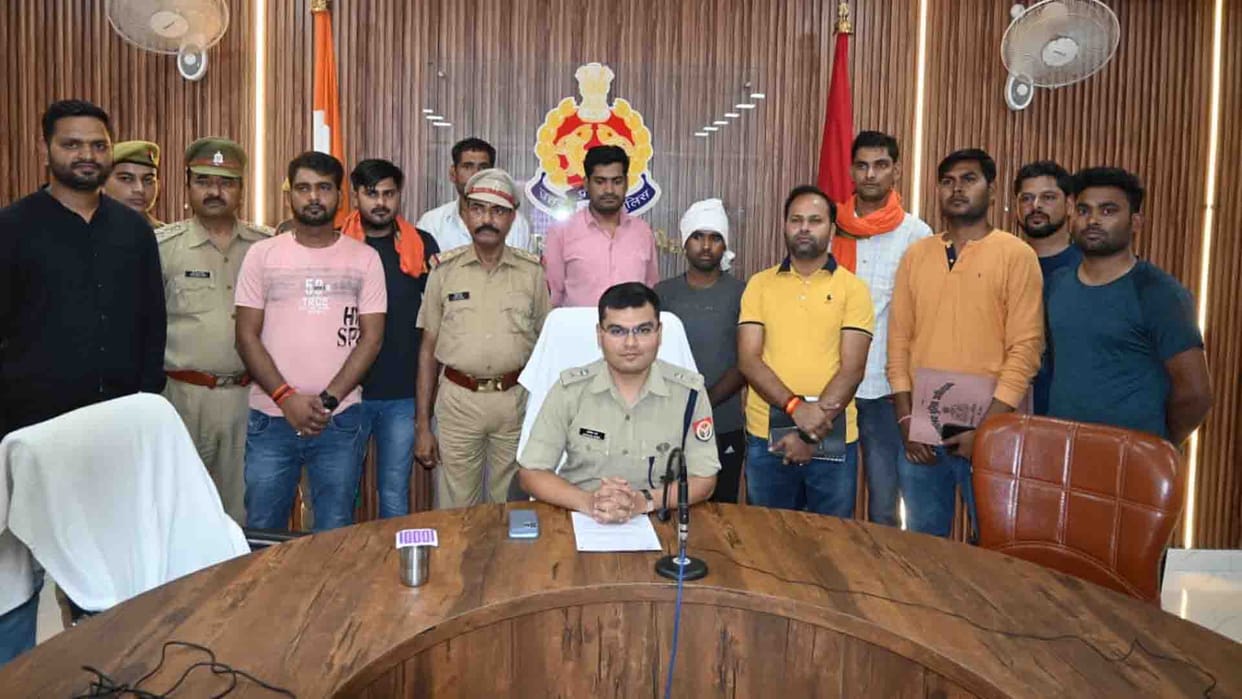 Three arrested including father and son for filing fake report