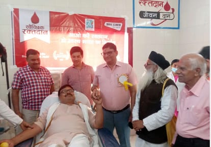 World Blood Donor Day 2022, Amar Ujala Foundation's blood donation camp, tremendous enthusiasm among people