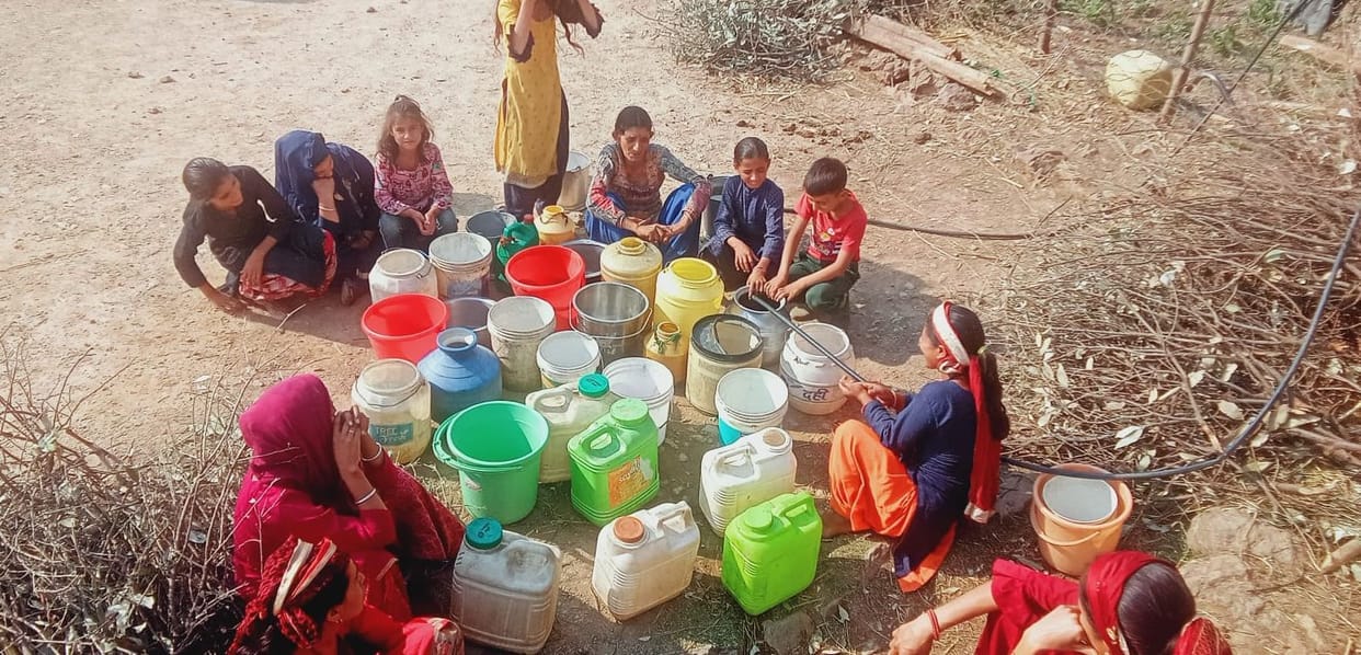 Water crisis increased in the district amid scorching heat