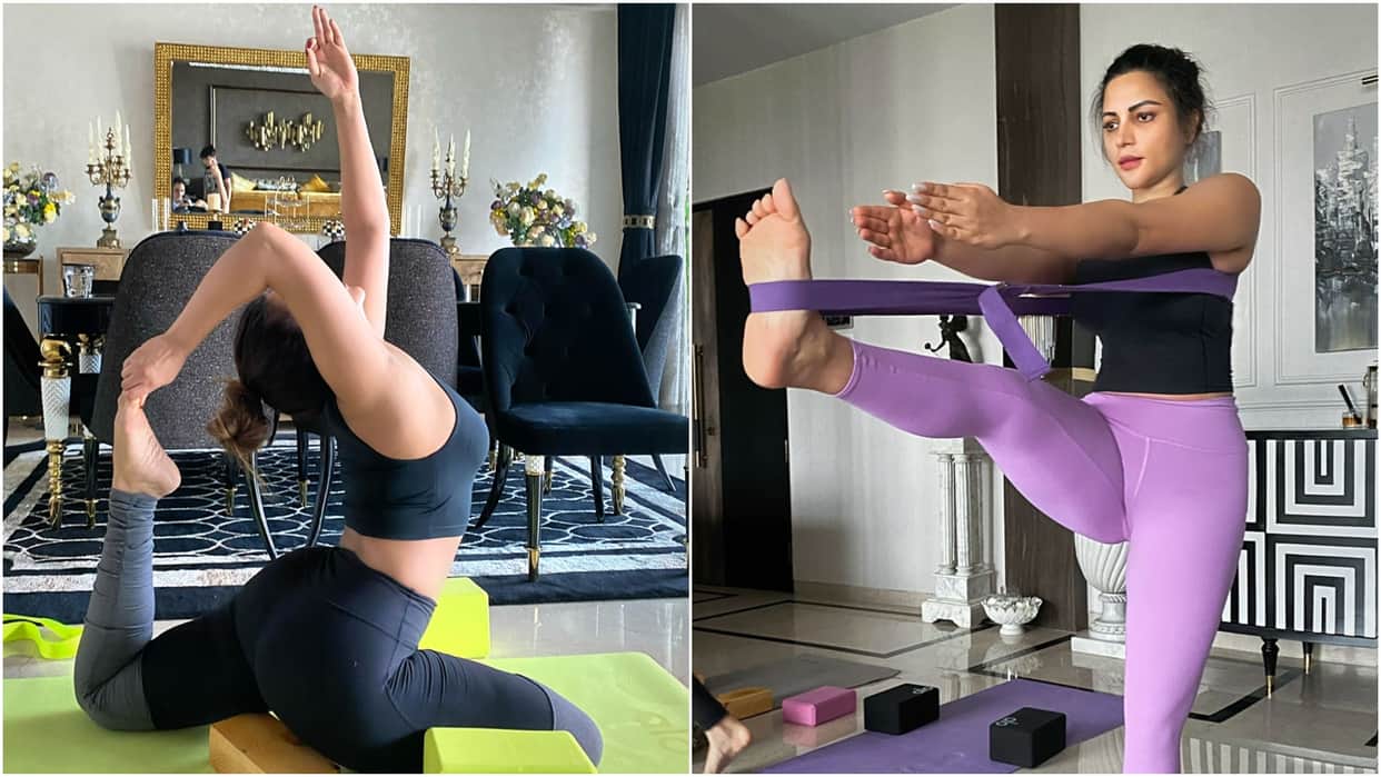 Shama Sikander performing intense Asthanga Yoga as a secret to being fit mentally and physically