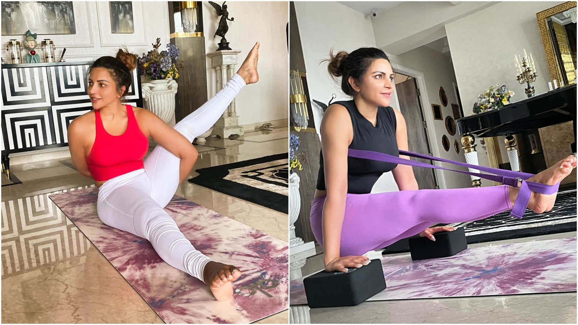 Shama Sikander performing intense Asthanga Yoga as a secret to being fit mentally and physically