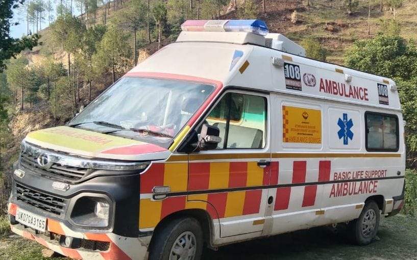 Breakdown of Ambulance in Lohaghat