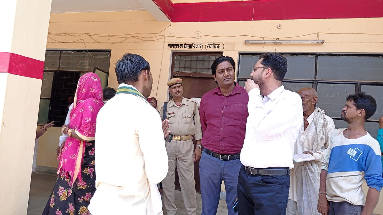 ADM furious after seeing chaos in Tehsil premises
