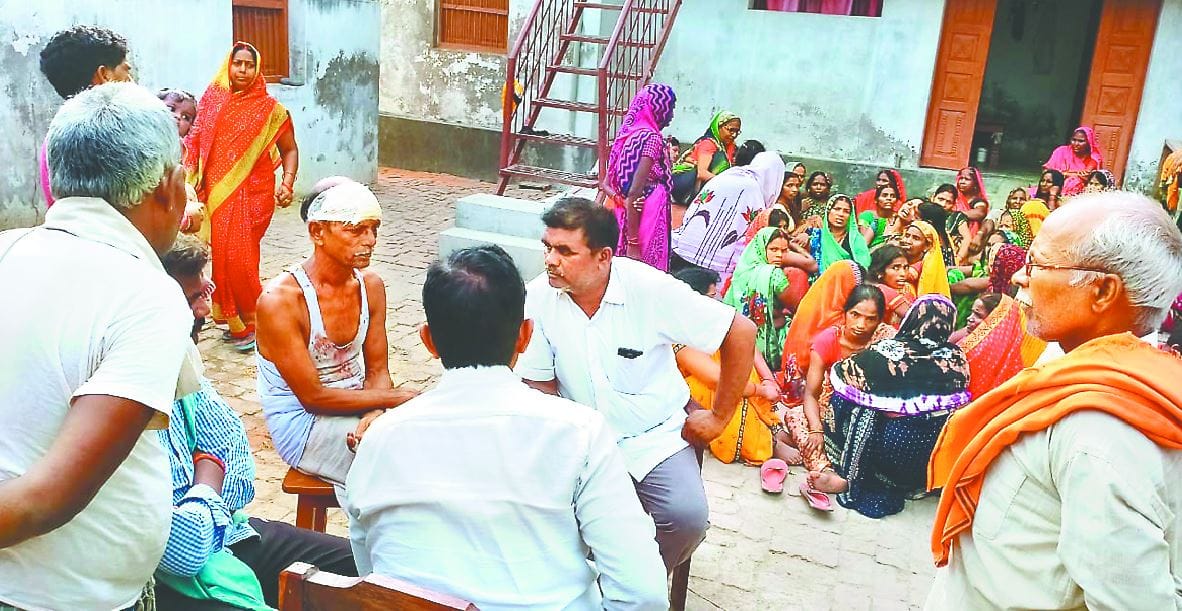 land distribution between real brothers, Youth killed, six injured