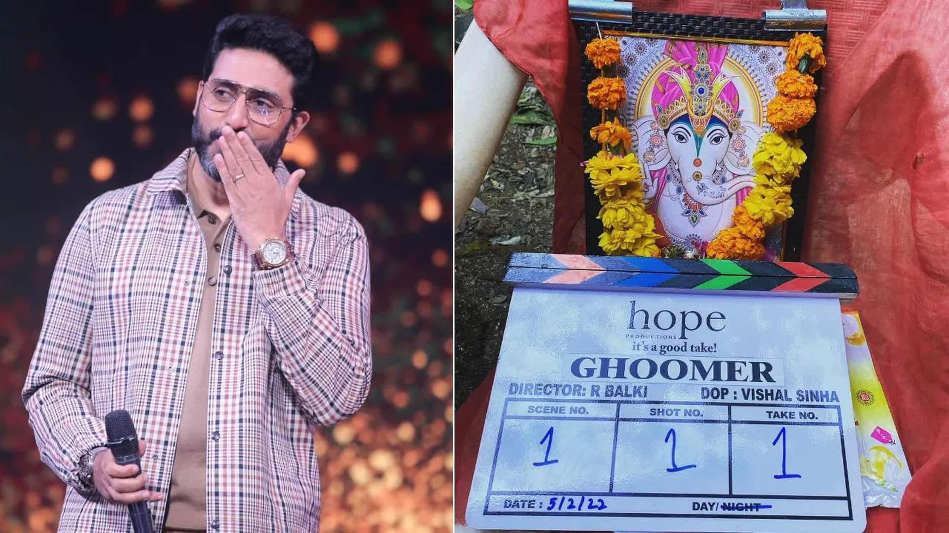 Abhishek Bachchan Film Ghoomar First Look out, Actor to play cricket coach of Saiyami Kher