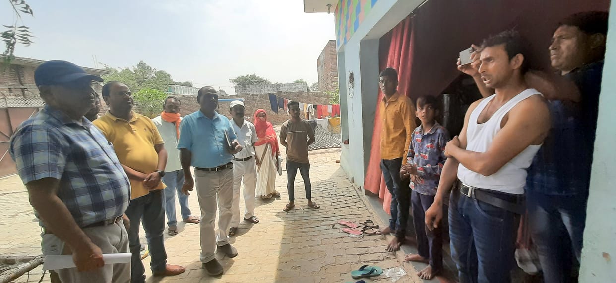 Health department team reached villages