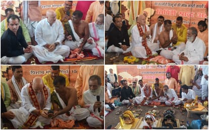 Youth Congress protested against Anupam Kher in varanasi on politics over Kashmiri Pandits