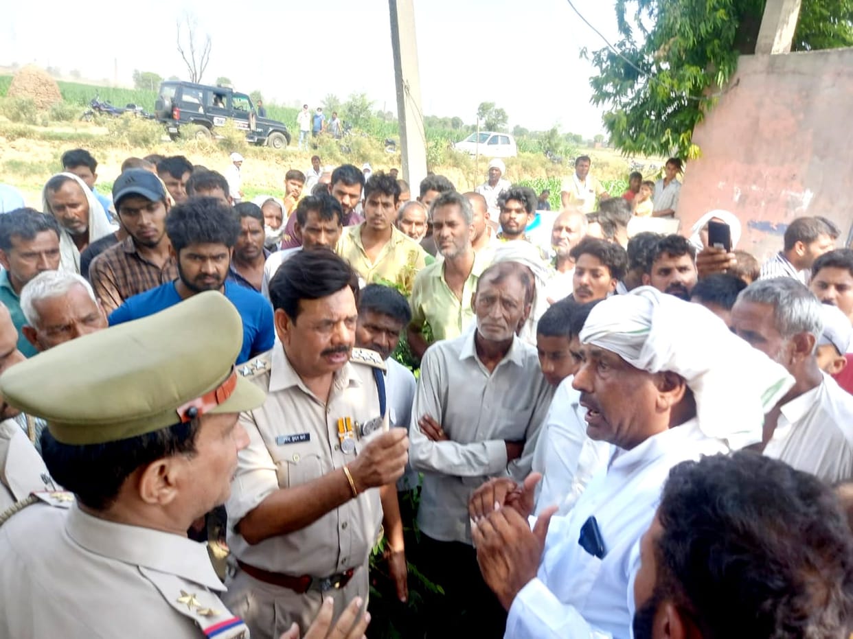 Three hours of uproar over the killing of a farmer
