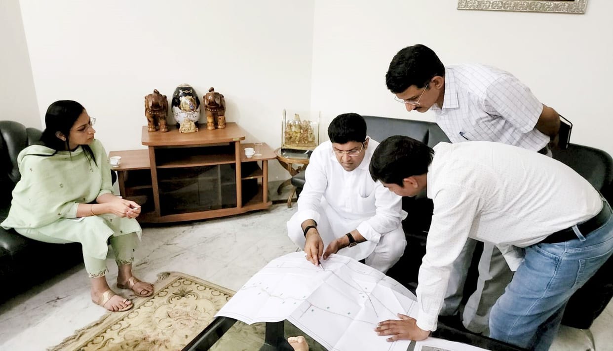 Deputy Chief Minister Dushyant Chautala gave consent to DPR of 681 crores of elevated road