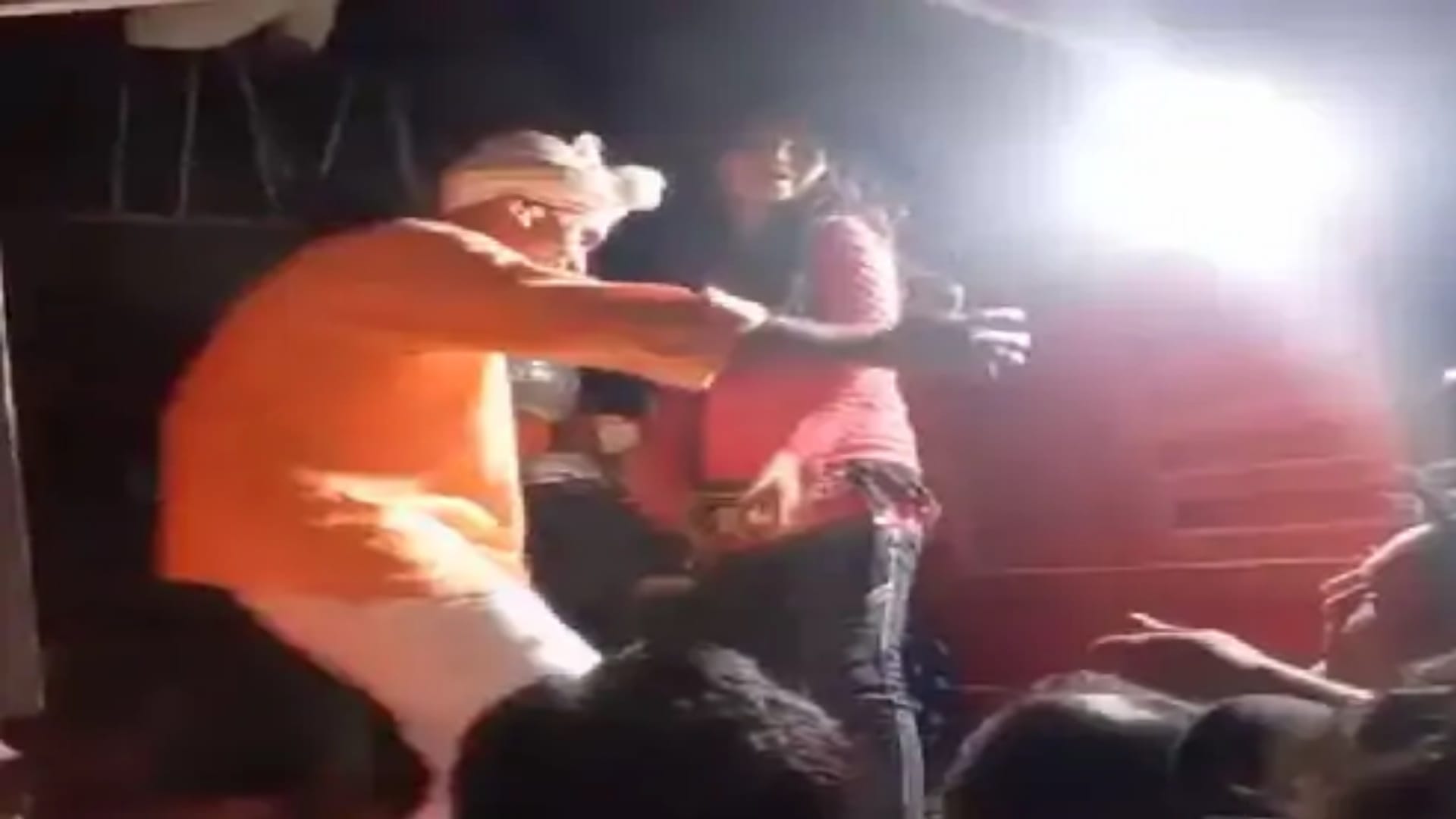 death in accident during dancing in orchestra