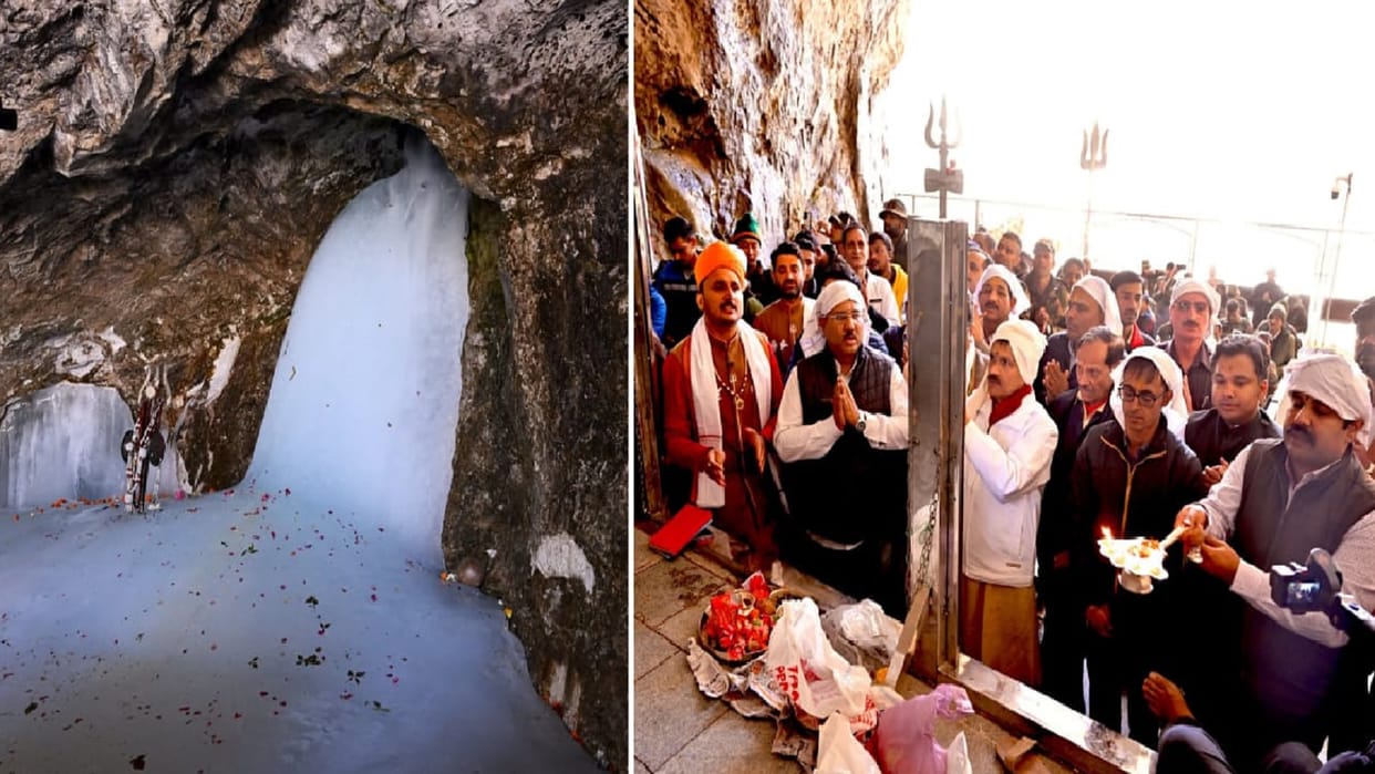 first worship of amarnath yatra on jyeshtha purnima