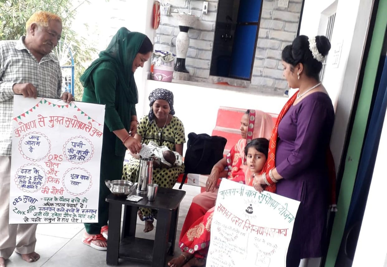 5,808 ORS packets distributed to 3,553 children in the district