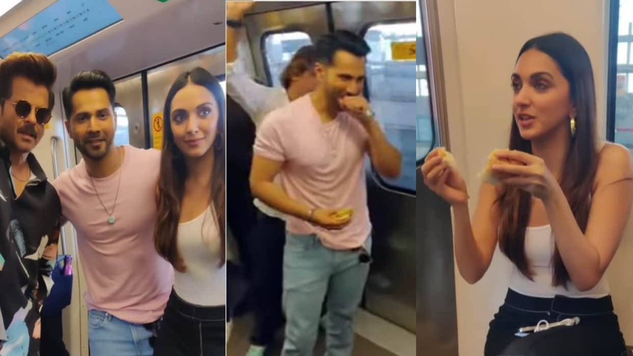 Jugjugg Jeeyo: varun dhawan  kiara advani trolled after eating inside mumbai metro