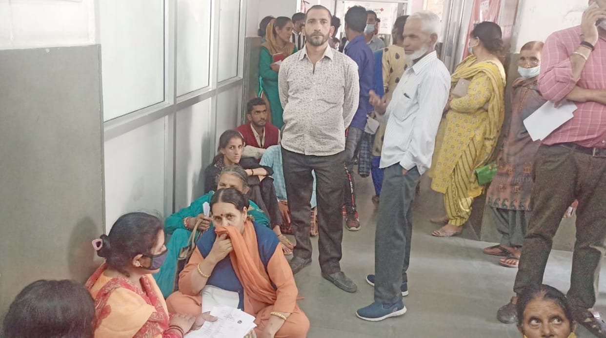 Waiting for hours to get health checkup done