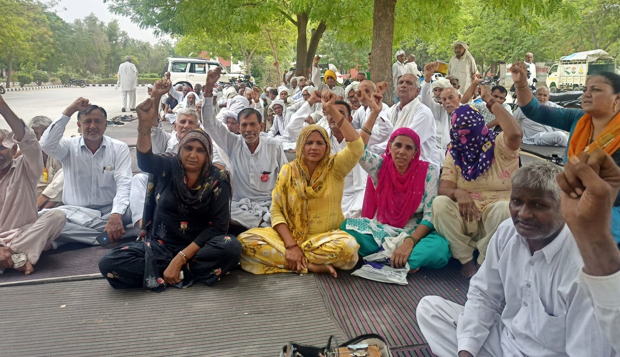 The strike continues for the 46th day of the United Kisan Morcha