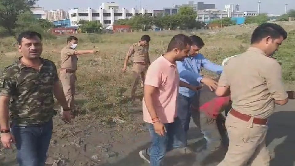 anil dujana and randeep bhati gang shooter arrested after encounter in greno