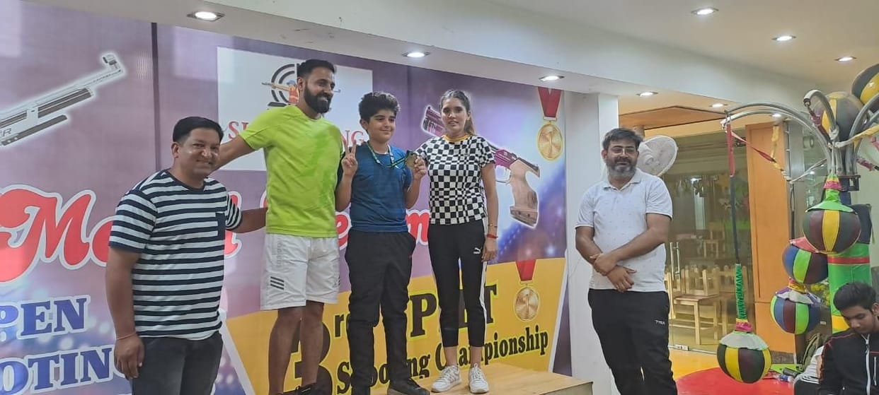 APS Boy Sahir Won Gold In Shooting