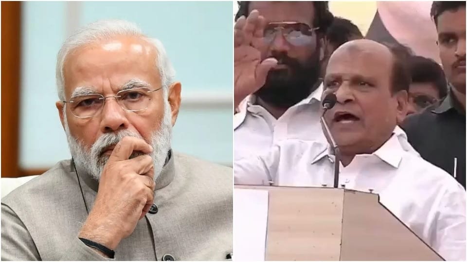 Use of derogatory language against PM Modi, case against Congress leader Sheikh Hussain of Maharashtra