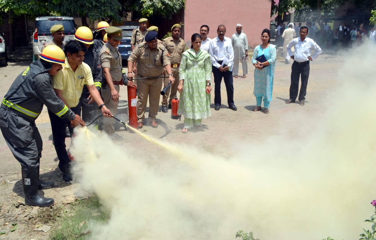 Fire in the Collectorate premises, DM-ADM extinguished