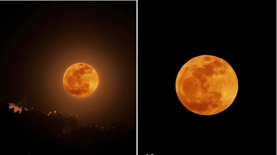Strawberry Super Moon 2022: Amazing view seen on Tuesday night, illuminated by 'Strawberry Super Moon'